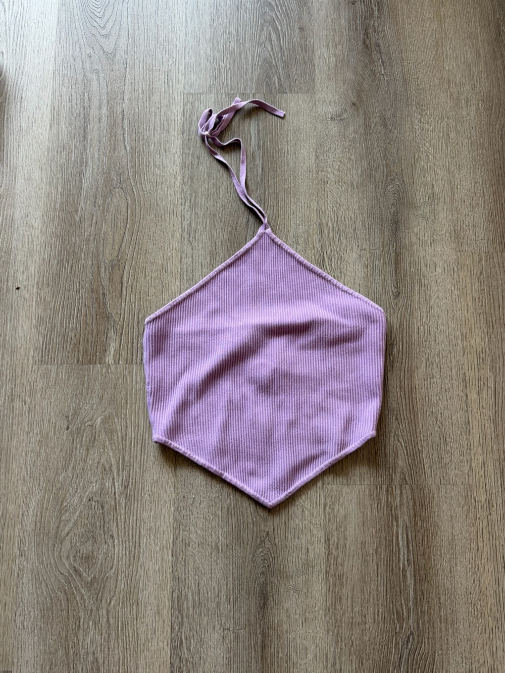 House of Harlow 1960 Pastel Lilac Halter Top